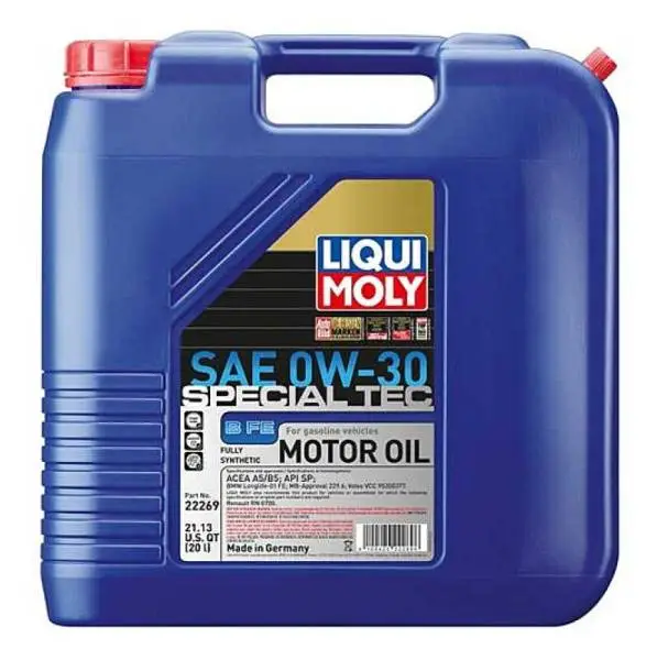 LIQUI MOLY 20L Special Tec B FE Motor Oil SAE 0W30