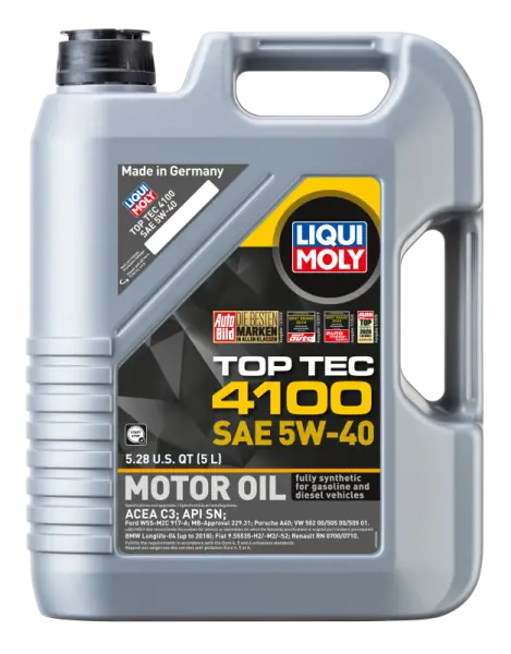 LIQUI MOLY 5L Top Tec 4100 Motor Oil SAE 5W40 thumbnail 2