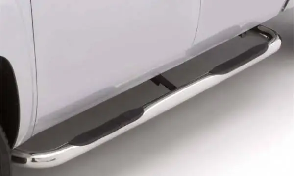 Lund 07-17 Chevy Silverado 1500 Crew Cab 3in. Round Bent SS Nerf Bars - Polished thumbnail 2