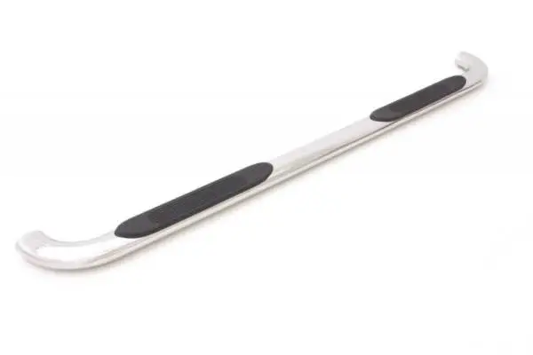 Lund 99-13 Chevy Silverado 1500 Ext. Cab (Body Mount) 4in. Oval Curved SS Nerf Bars - Polished thumbnail 4