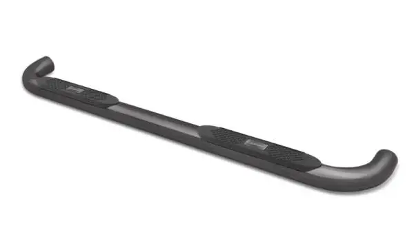 Lund 10-17 Dodge Ram 2500 Crew Cab 4in. Oval Curved Steel Nerf Bars - Black thumbnail 3