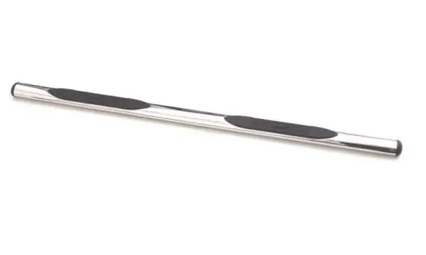 Lund 2019 Chevy Silverado 1500 Crew Cab (Rocker Panel) 4in. Oval Straight SS Nerf Bars - Polished thumbnail 2