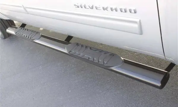Lund 2019 Chevrolet Silverado 1500 Crew Cab 5in Oval Straight SS Nerf Bars - Polished thumbnail 3