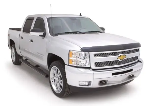 Lund 01-13 Chevy Silverado 1500 Crew Cab 5in. Oval Straight SS Nerf Bars - Polished thumbnail 5