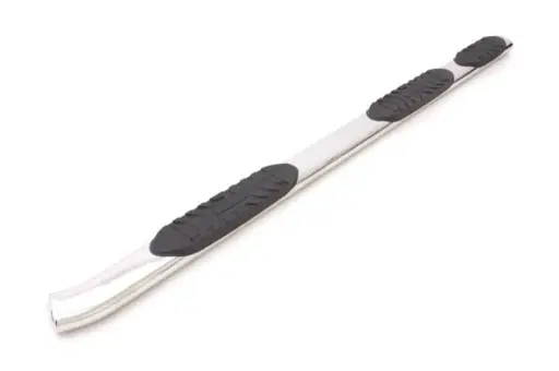 Lund 01-14 Chevy Silverado 2500 Crew Cab (6.5ft. Bed) 5in. Oval WTW SS Nerf Bars - Polished