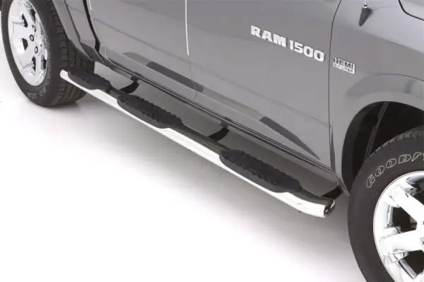 Lund 09-17 Dodge Ram 1500 Crew Cab (5.5ft. Bed) 5in. Oval WTW SS Nerf Bars - Polished image 4
