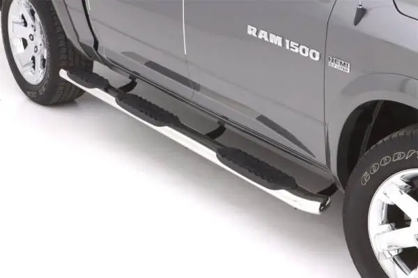 Lund 09-17 Dodge Ram 1500 Crew Cab (5.5ft. Bed) 5in. Oval WTW SS Nerf Bars - Polished image 7