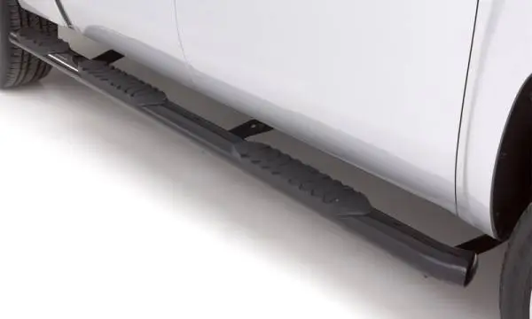 Lund 2019 Chevy Silverado 1500 Crew Cab 5In Oval Wheel to Wheel Steel Nerf Bars - Black thumbnail 2