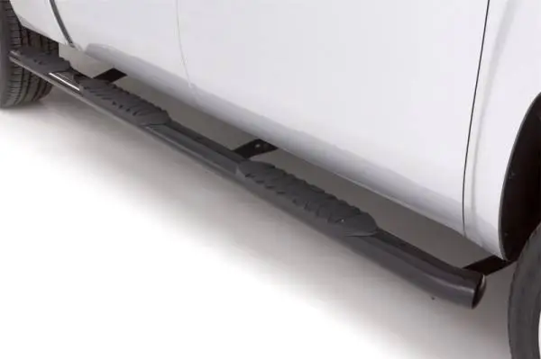 Lund 09-17 Dodge Ram 1500 Crew Cab (5.5ft. Bed) 5in. Oval WTW Steel Nerf Bars - Black image 4