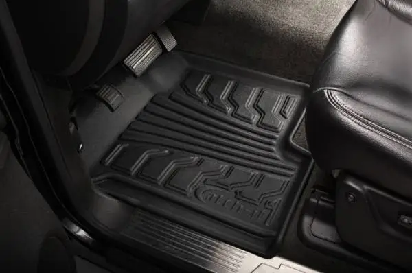 Lund 15-17 Chevy Silverado 2500 Crew Cab Catch-It Floormat Front Floor Liner - Black (2 Pc.) thumbnail 5
