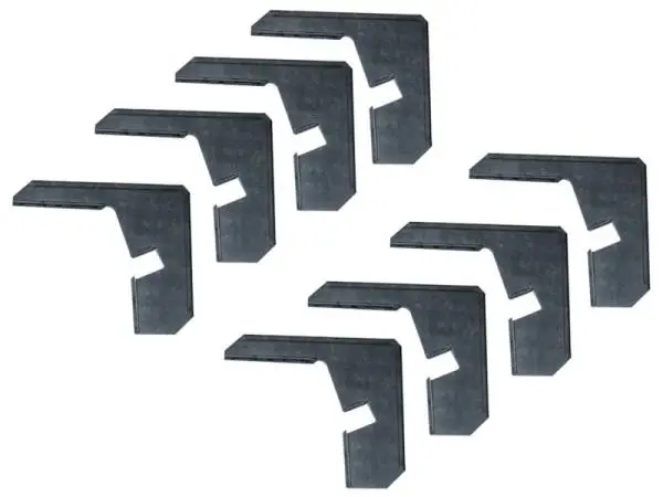 Lund 07-17 Chevy Silverado 1500 Crew Cab EZ Running Board Mounting Bracket Kit - Brite thumbnail 2
