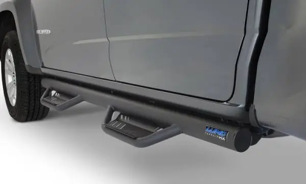Lund 2019 Chevrolet Silverado 1500 Crew Cab Terrain HX Step Nerf Bars - Black thumbnail 2