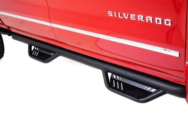 Lund 2019 Chevrolet Silverado 1500 Crew Cab Terrain HX Step Nerf Bars - Black thumbnail 6
