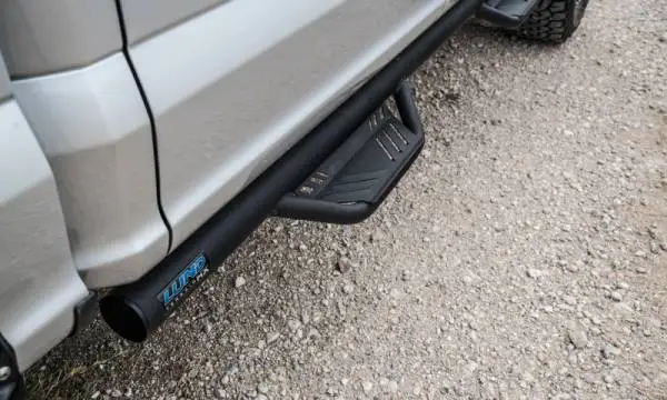 Lund 2019 Chevrolet Silverado 1500 Crew Cab Terrain HX Step Nerf Bars - Black thumbnail 9