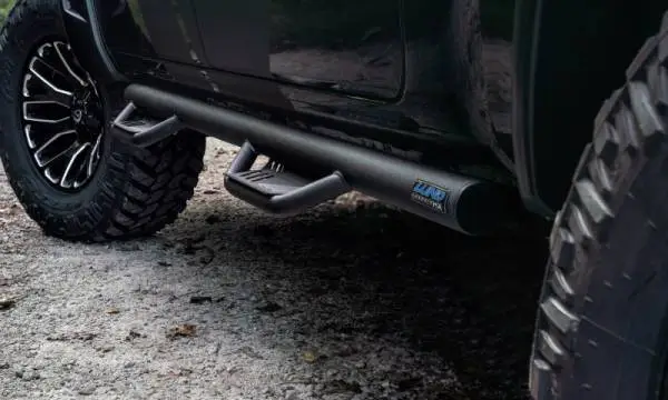 Lund 09-15 Dodge Ram 1500 Quad Cab (Built Before 7/1/15) Terrain HX Step Nerf Bars - Black image 5