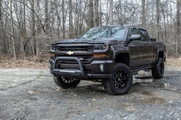 Lund 11-17 Chevy Silverado 2500 Bull Bar w/Light & Wiring - Black thumbnail 5