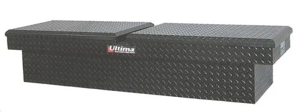 Lund 67-99 Chevy CK Ultima Dual Lid Gull Wing Crossover Tool Box - Black thumbnail 2
