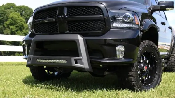Lund 09-17 Dodge Ram 1500 (Excl. Rebel Models) Revolution Bull Bar - Black thumbnail 3
