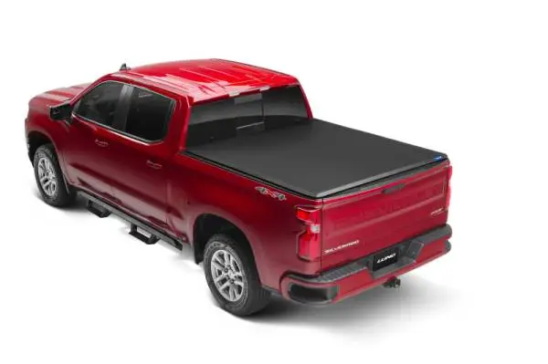 Lund 99-07 Chevy Silverado 1500 (6.5ft. Bed) Genesis Tri-Fold Tonneau Cover - Black thumbnail 2