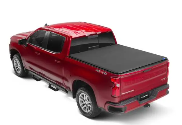 Lund 14-17 Chevy Silverado 1500 (6.5ft. Bed) Genesis Elite Tri-Fold Tonneau Cover - Black thumbnail 2
