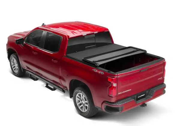 Lund 04-12 Chevy Colorado (5ft. Bed) Genesis Elite Tri-Fold Tonneau Cover - Black thumbnail 7