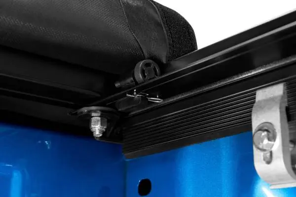 Lund 02-17 Dodge Ram 1500 (8ft. BedExcl. Beds w/Rambox) Genesis Roll Up Tonneau Cover - Black thumbnail 5