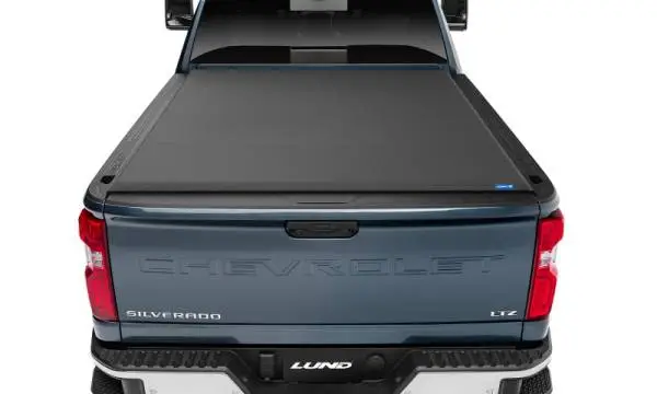 Lund 07-17 Chevy Silverado 1500 (8ft. Bed) Genesis Elite Roll Up Tonneau Cover - Black thumbnail 9
