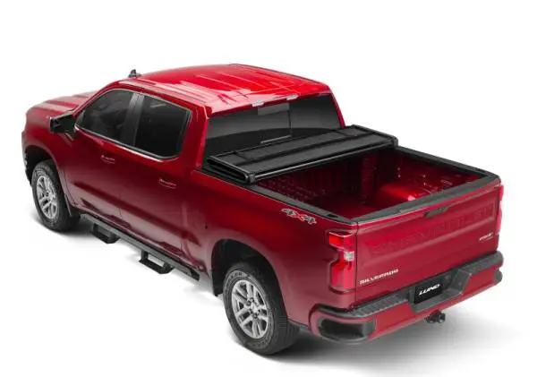 Lund 88-99 Chevy C1500 Fleetside (6.6ft. Bed) Hard Fold Tonneau Cover - Black thumbnail 11