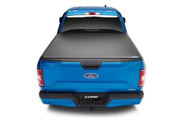 Lund 99-17 Ford F-250 Super Duty Styleside (6.8ft. Bed) Hard Fold Tonneau Cover - Black thumbnail 12