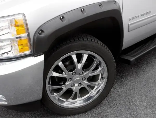 Lund 07-13 Chevy Silverado 1500 RX-Rivet Textured Elite Series Fender Flares - Black (4 Pc.) thumbnail 5