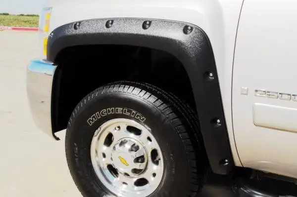 Lund 07-13 Chevy Silverado 1500 RX-Rivet Textured Elite Series Fender Flares - Black (4 Pc.) thumbnail 9