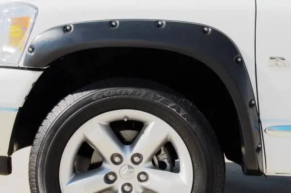 Lund 02-08 Dodge Ram 1500 RX-Rivet Style Smooth Elite Series Fender Flares - Black (4 Pc.) thumbnail 8