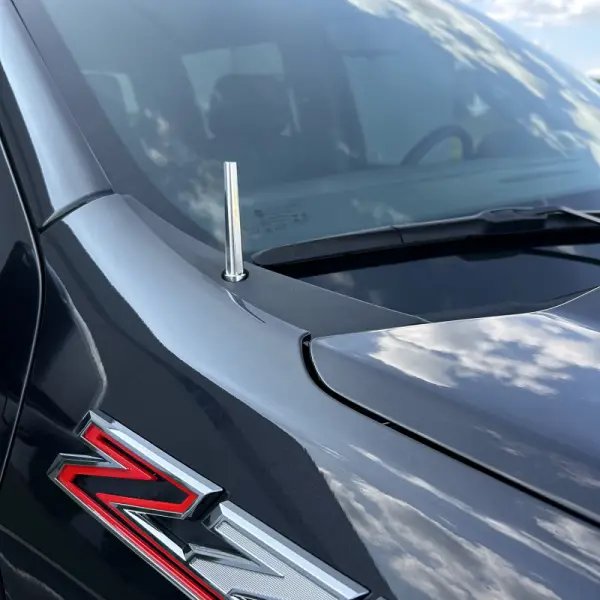 Wehrli 07.5-19 Chevrolet 6.6L Duramax Billet TIG Torch Stubby Antenna - Bengal Silver thumbnail 5