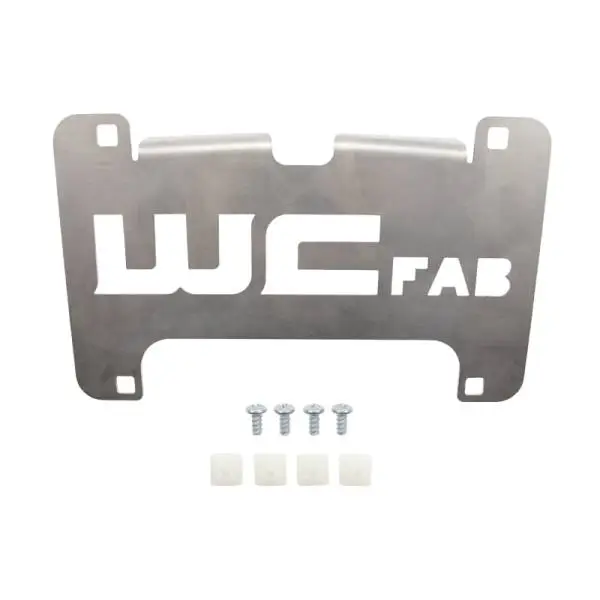 Wehrli 15-19 Chevy HD Lower Valance Filler Panel License Plate Mount Bracket thumbnail 2