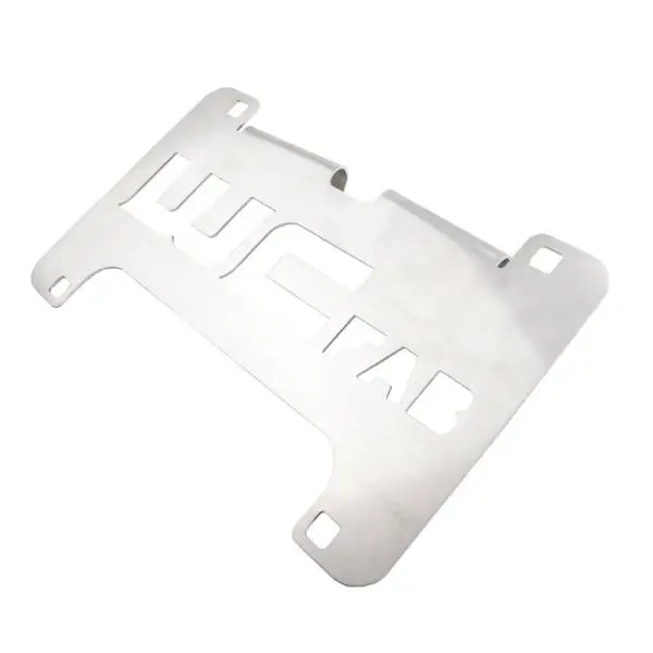 Wehrli 15-19 Chevy HD Lower Valance Filler Panel License Plate Mount Bracket thumbnail 4