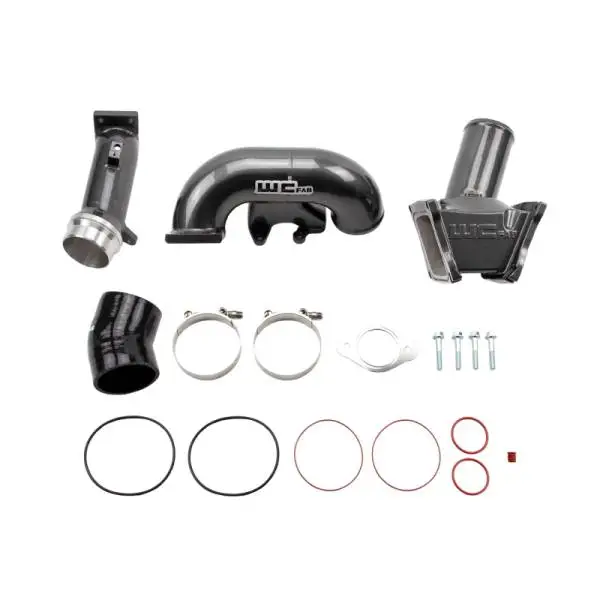 Wehrli 2006-2007 LBZ Duramax High Flow 3in Y-Bridge Kit- WCFab Grey