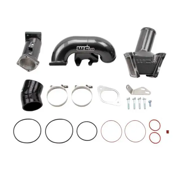 Wehrli 2007.5-2010 LMM Duramax High Flow 3in Y-Bridge Kit- Gloss Black thumbnail 3