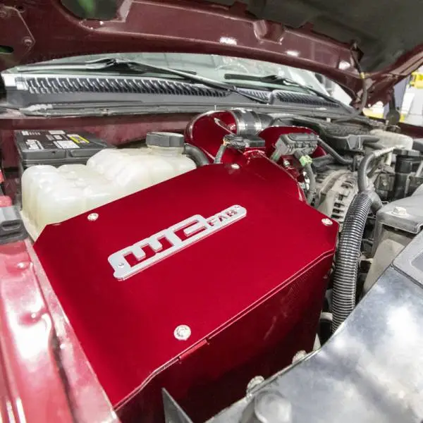 Wehrli 06-07 Duramax LBZ 4in. Intake Kit w/ Air Box - WCFab Grey image 5