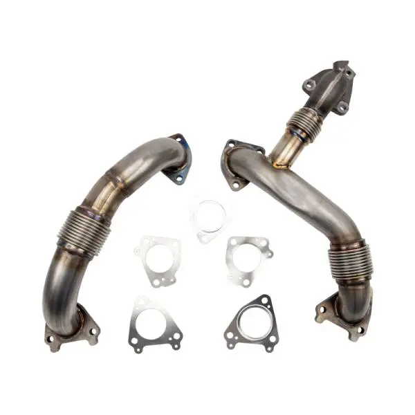 Wehrli 11-16 Duramax LML Stainless 2in Up Pipe Kit w/ Gaskets image 2