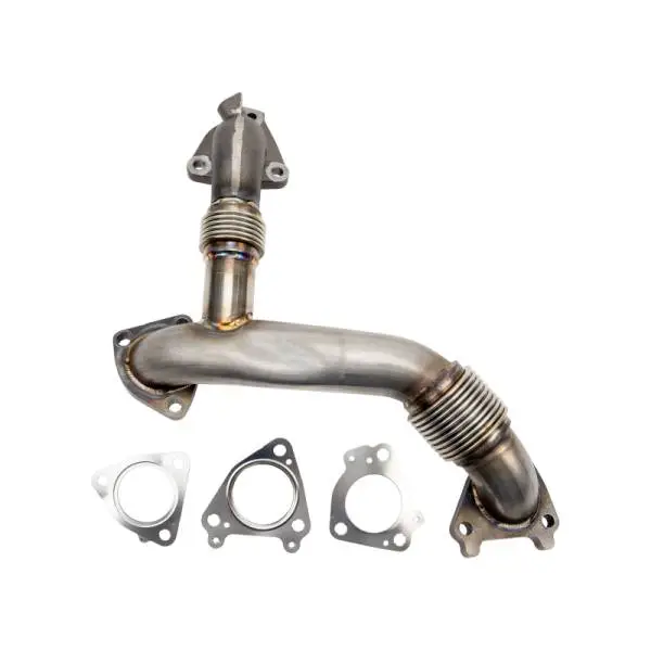 Wehrli 11-16 Duramax LML Stainless 2in Up Pipe Kit w/ Gaskets (Passenger Side) image 2