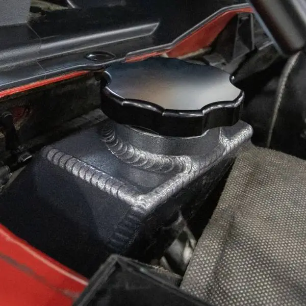 Wehrli 10-12 Cummins 6.7L Coolant Tank (OEM Placement) - Gloss White image 6