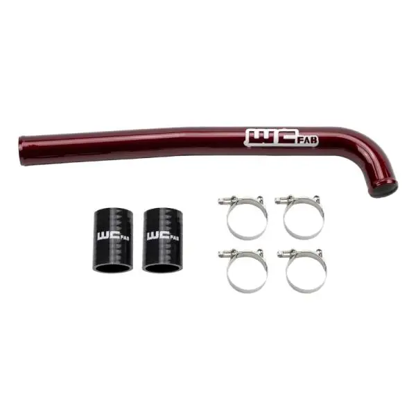 Wehrli 19-23 Chevrolet 6.7L Cummins High Output Upper Coolant Pipe - WCFab Red thumbnail 2