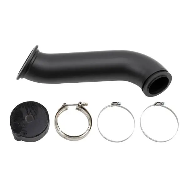 Wehrli 04.5-07 Dodge Ram Cummins 4in Down Pipe - w/High Mount S300 Turbo & 2nd Gen Manifold thumbnail 3