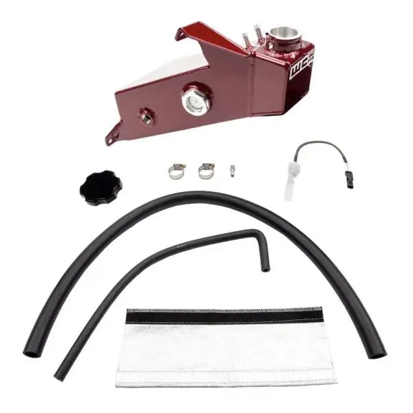 Wehrli 19-23 Cummins 6.7L Coolant Tank (OEM Placement) - WCFab Red thumbnail 3