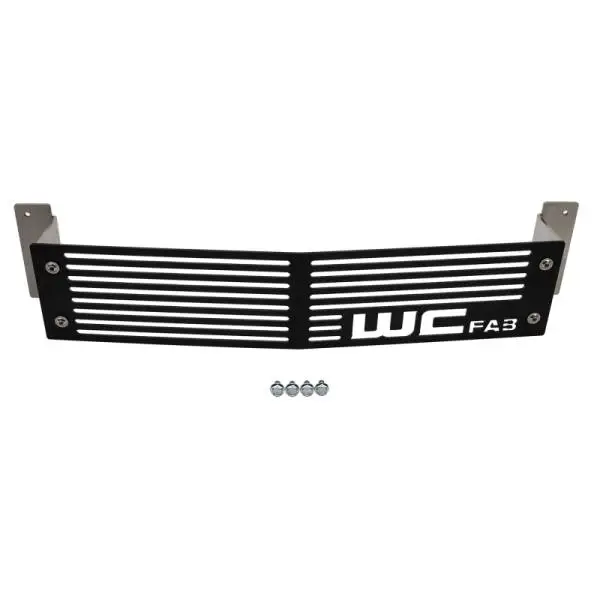 Wehrli 15-19 Chevrolet Silverado HD 6.6L LML/L5P Duramax Bumper Grille - Flat Black image 4