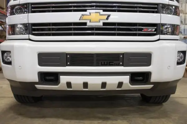 Wehrli 15-19 Chevrolet Silverado HD 6.6L LML/L5P Duramax Bumper Grille - Raw Stainless Finish image 5