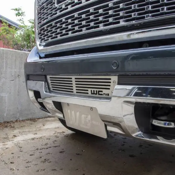 Wehrli 15-19 GMC Sierra 6.6L LML/L5P Duramax Bumper Grille - Flat Black image 2
