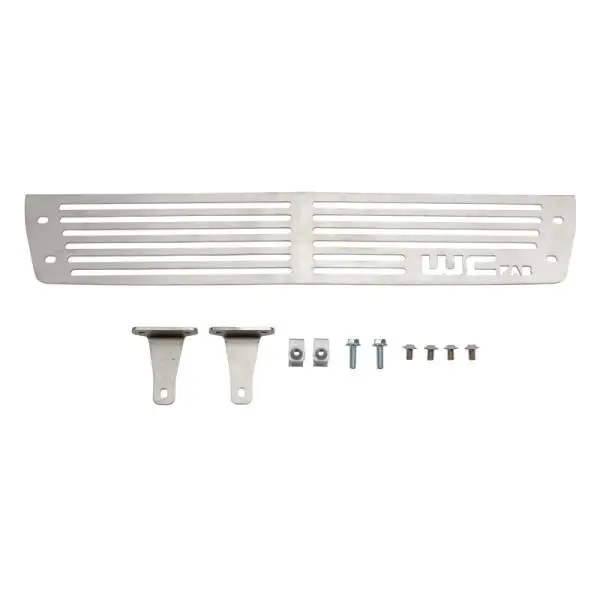 Wehrli 15-19 GMC Sierra 6.6L LML/L5P Duramax Bumper Grille - Raw Stainless Finish image 2