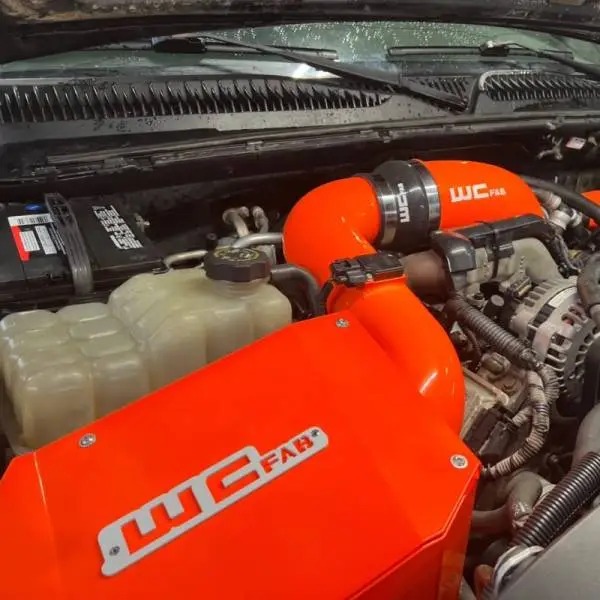 Wehrli 04.5-05 Duramax LLY 4in Stage 2 Intake Kit - Sparkle Copper image 5