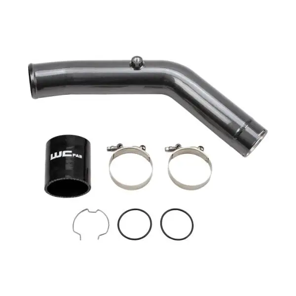 Wehrli 23-24 Ford 6.7L HO Power Stroke 3in Hot Side Intercooler Pipe - Brizzle Blue